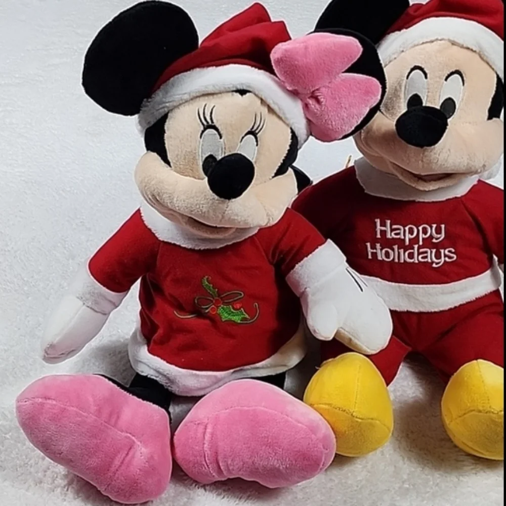 Vintage Holiday Disney Mickey & Minnie Mouse Christmas Dan Dee Collector…